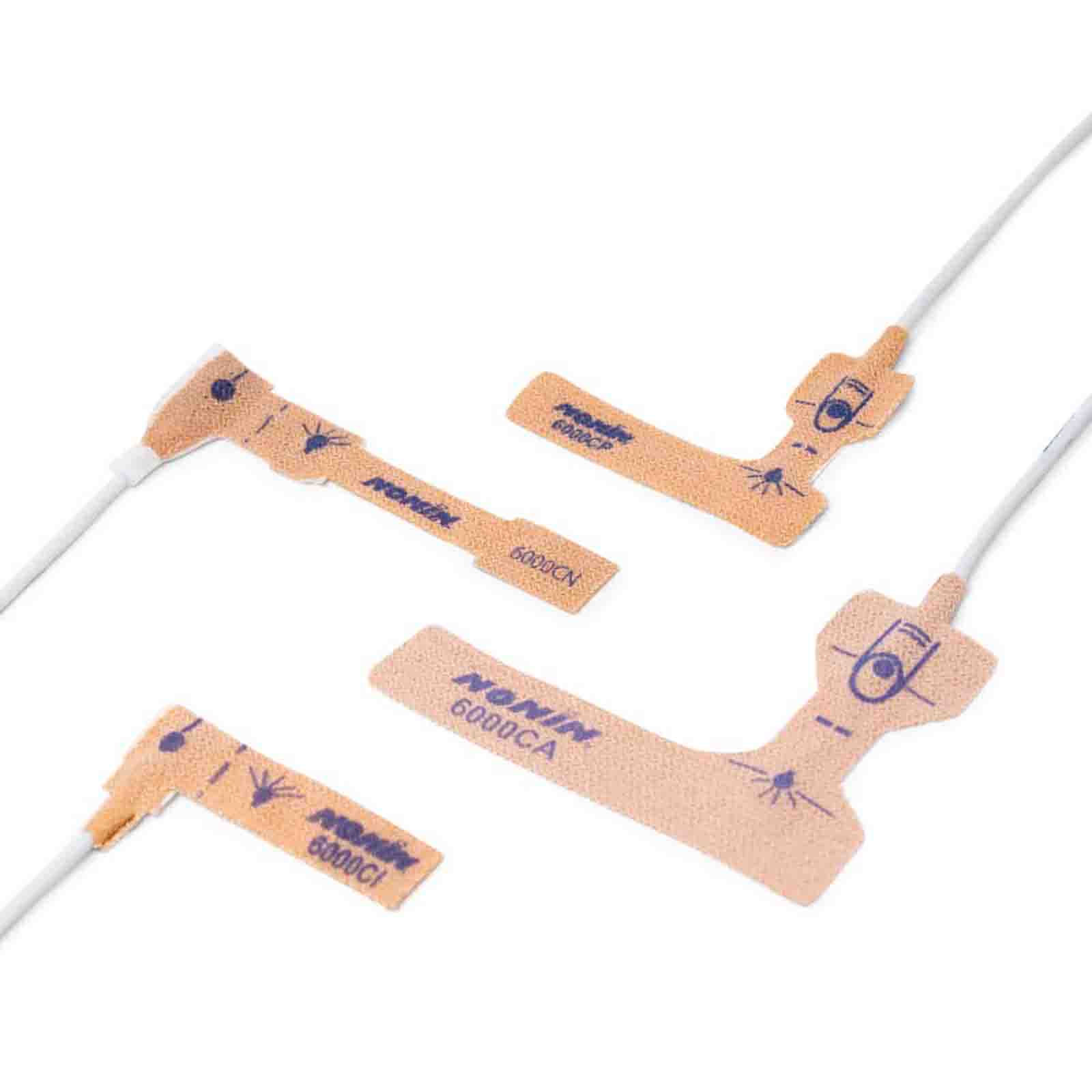 Nonin Cloth Disposable SpO2 Pulse Oximetry Sensors - 6000C Series