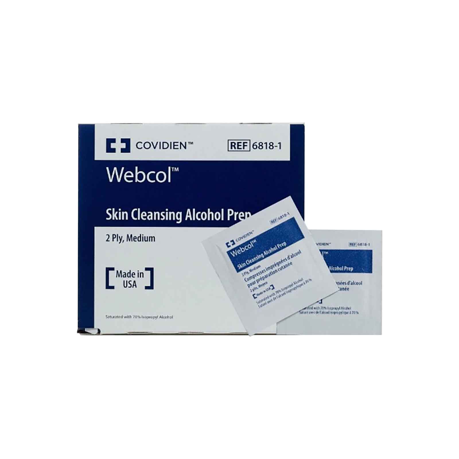 Webcol 2 Ply Alcohol Preps