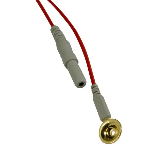 Gold Cup Electrodes - Multiple Cable Lengths - 10 Packs