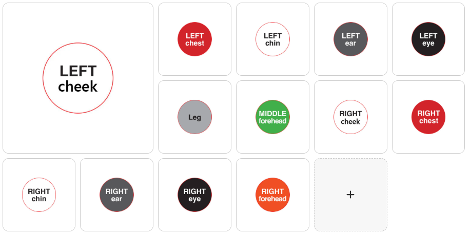 Electrode Label - 20mm - 250 Pack