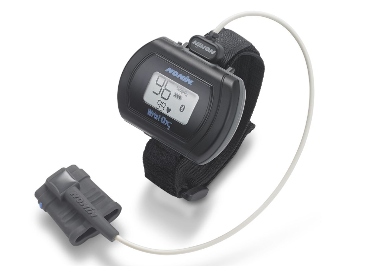 WristOx2Kit NONIN Model3150BLE with Med Soft Sensor & Wrist Band
