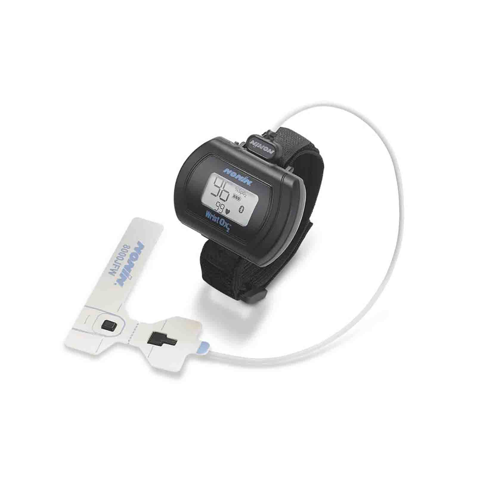 Nonin WristOx2 Model 3150BLE Wrist-Worn Pulse Oximeter with Choice of Sensor