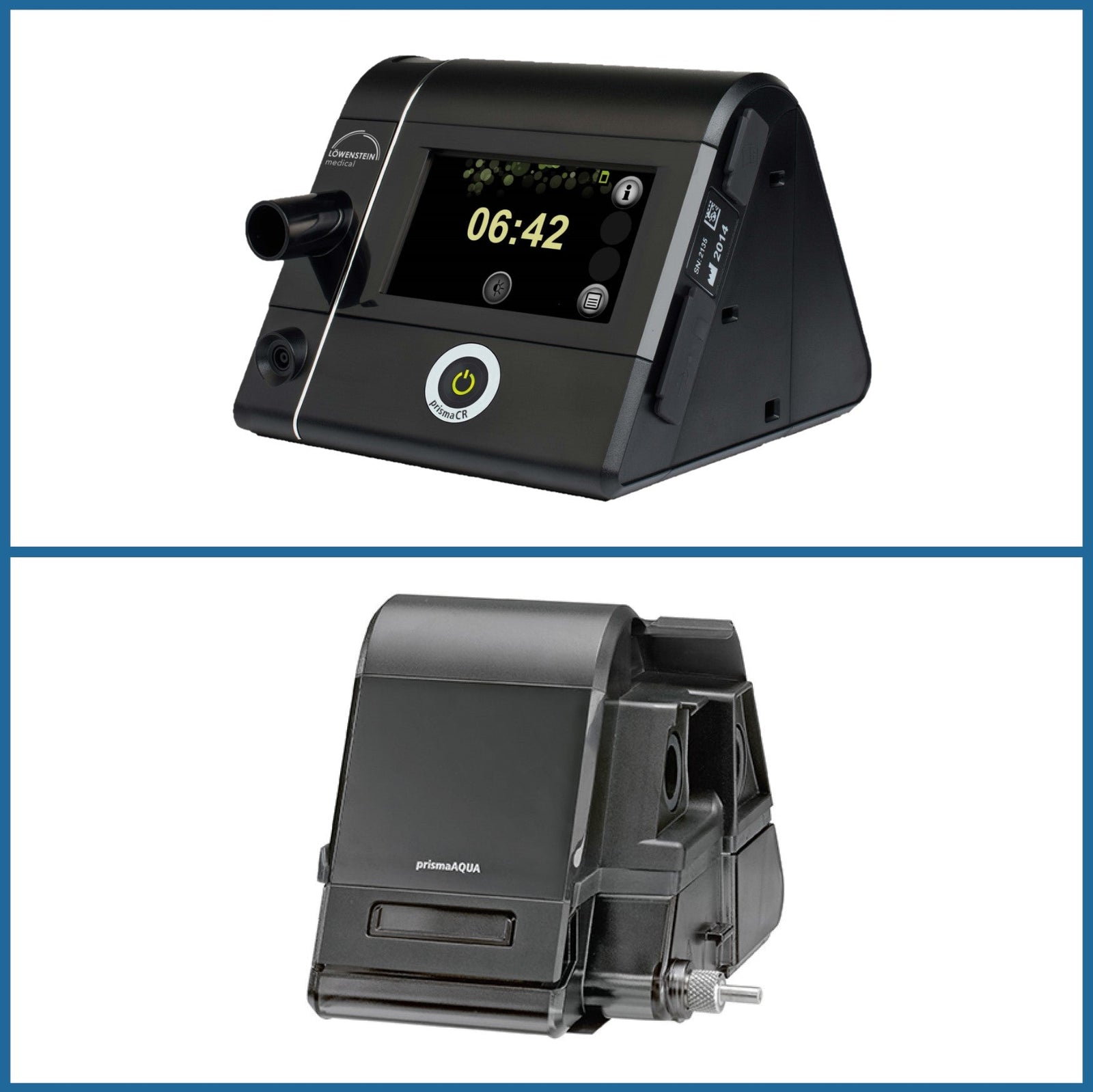 prismaCR AcSV Therapy Set with prismaAQUA Humidifier