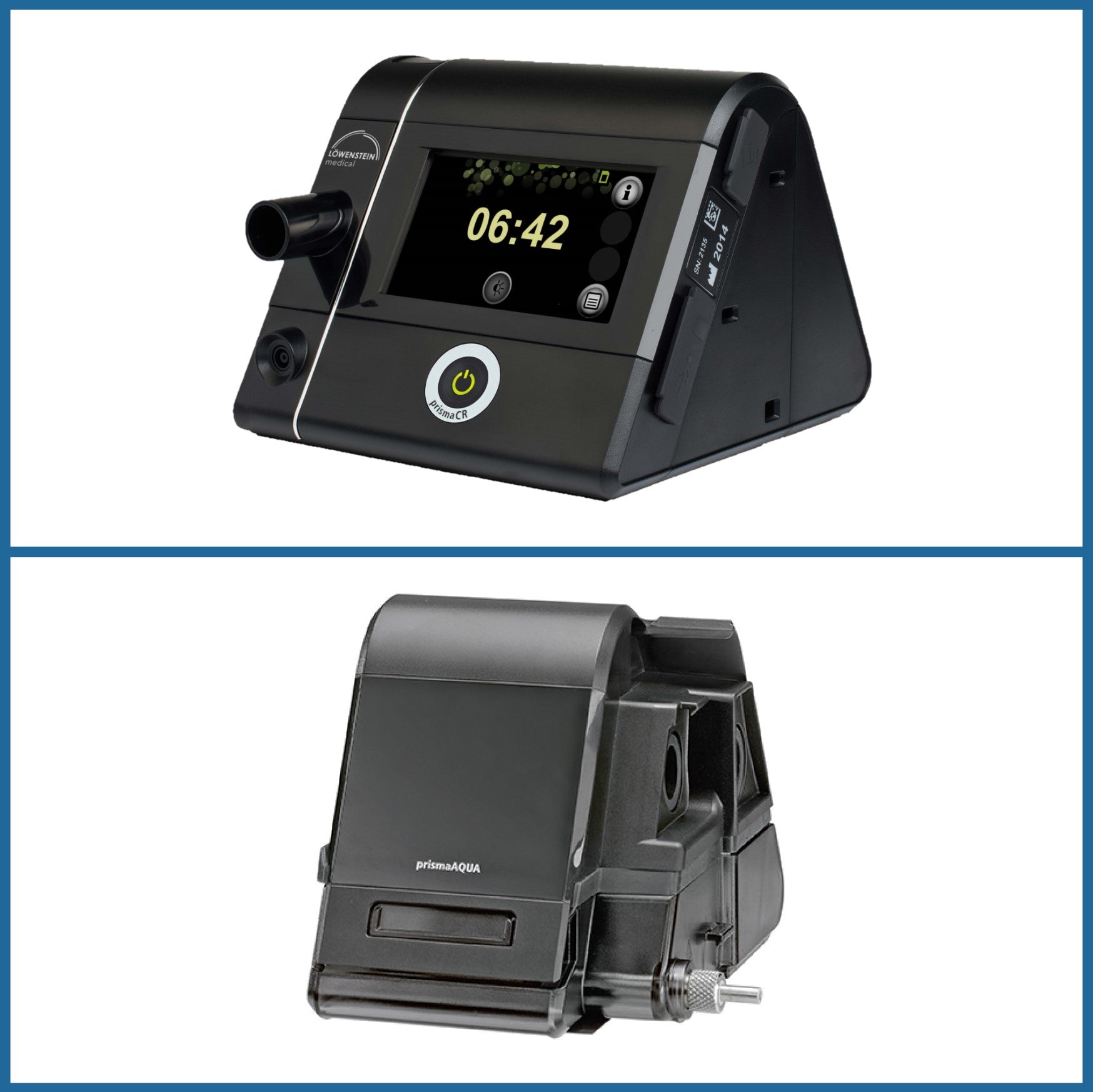prismaCR AcSV Therapy Set with prismaAQUA Humidifier