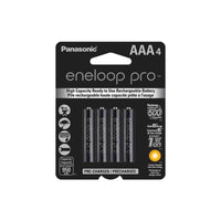 Panasonic Eneloop Pro NiMH Rechargeable AAA Batteries - 4 Pack
