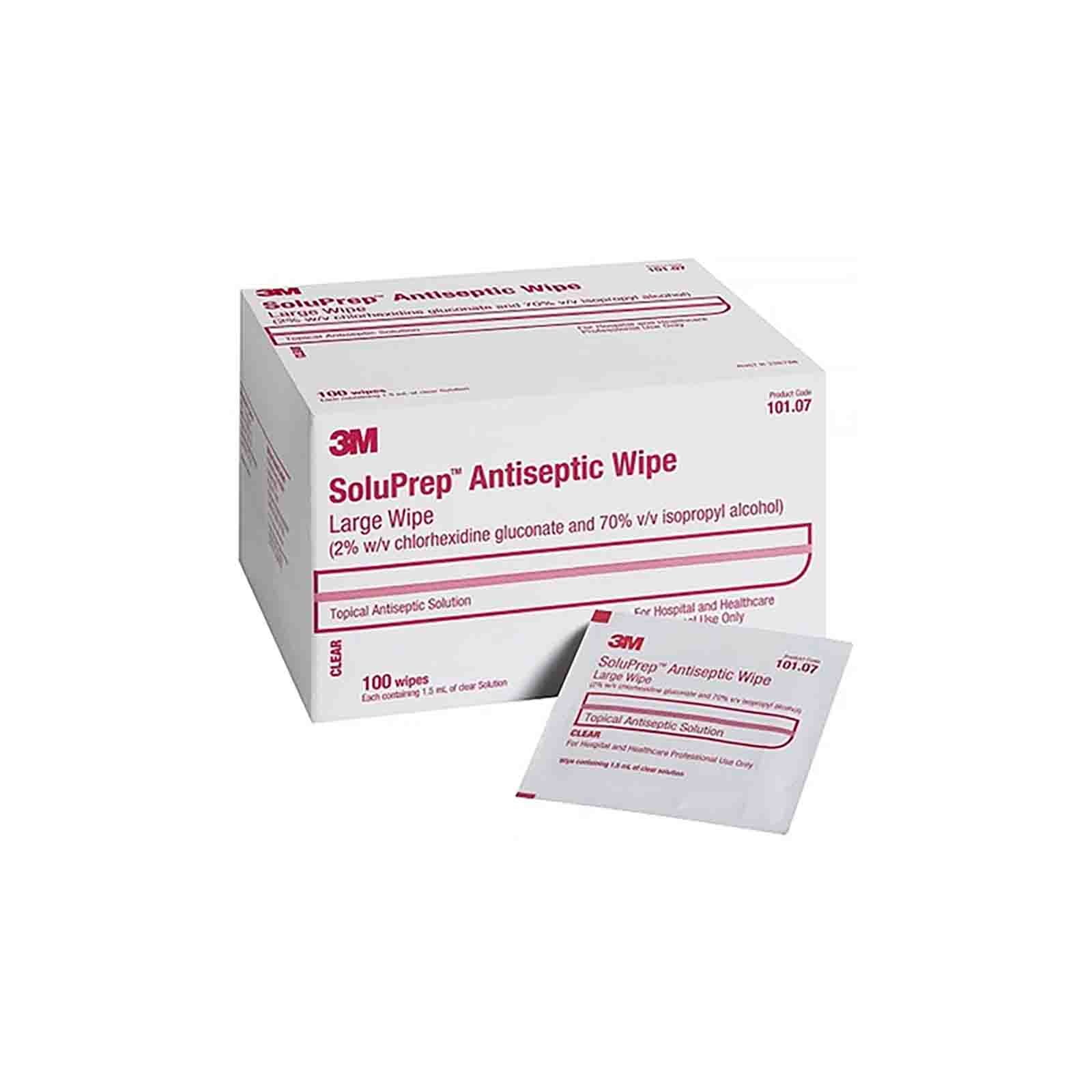 SoluPrep Large Antiseptic Wipes - 100 Pack